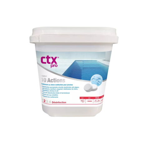 CTX 342 CHLORE 10 ACTIONS + SANS CUIVRE 5 kg