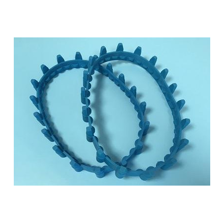 Kit chenilles Bleues Xtreme x2