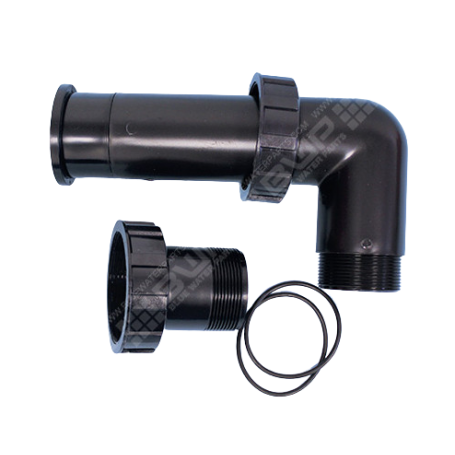 RRFI0006.11R - "KIT RACCORDEMENT NOIR POUR VANNE 2\" FILTRE BALEAR, SAN SEBASTIAN, BOREAL - REMPLACE RRFI0006.01R, R0597000"