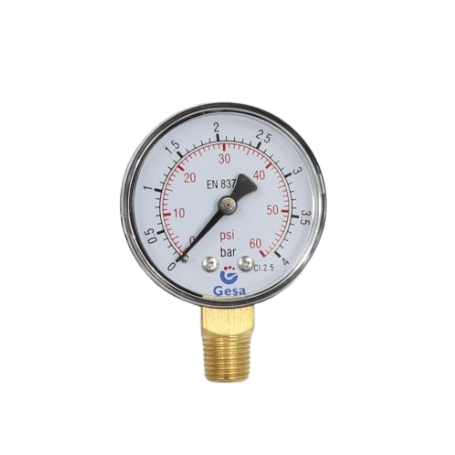 CE04010015 - MANOMÈTRE 1/4" FILTRE SAB Ø50 (POUR ADAPTATEUR 101D014) (SNTE)