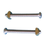 89010119 - Vis de bride de serrage M6*50 avec écrous -kit de 2 - (ACIS)