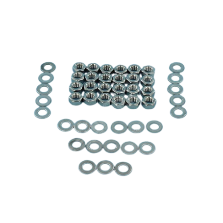 E010127 - Kit de visserie inox (24 écrous et rondelles) pour FSAB SMG - Remplace E010124 (EMAUX)
