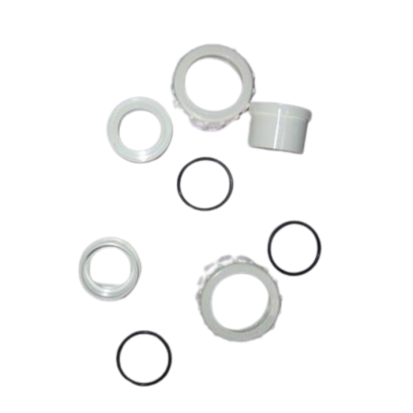 PKG50 - Kit connexion vanne (3 raccords union avec écrous et joints) Filtre SAB Cristal-Flo