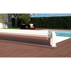 Volet Roulant de Piscine Hors-Sol Motorisé Open Néo Abriblue – Sécurité NF P90-308
