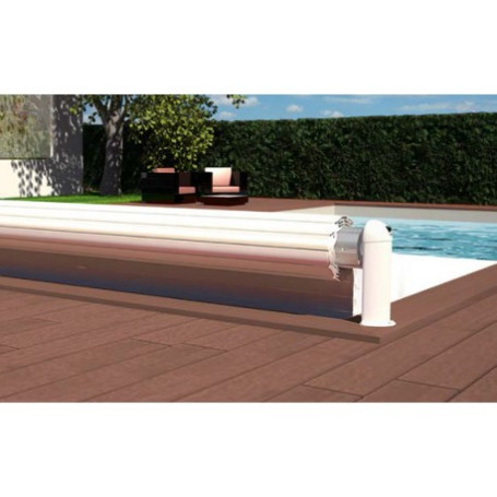 Volet Roulant de Piscine Hors-Sol Motorisé Open Néo Abriblue – Sécurité NF P90-308