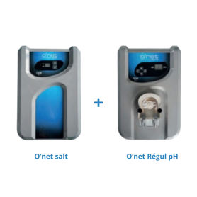 DUO ELECTROLYSEUR O'NET SALT 90 + REGULATEUR PH