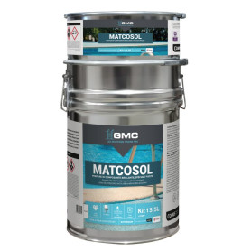 PEINTURE PISCINE MATCOSOL  13.5L-Résine epoxy bi- Composant grande résistance au chlore- GMC