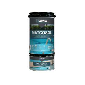 PEINTURE PISCINE MATCOSOL  3.5L-Résine epoxy bi- Composant grande résistance au chlore- GMC