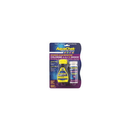 TESTEUR AQUACHEK CHLORE 4 EN 1 + SHOCK