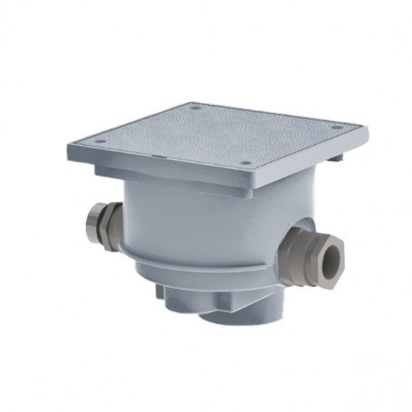 BOITE DE CONNEXION DIAM 50 A COLLER GRIS